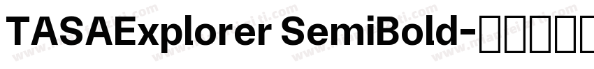 TASAExplorer SemiBold字体转换